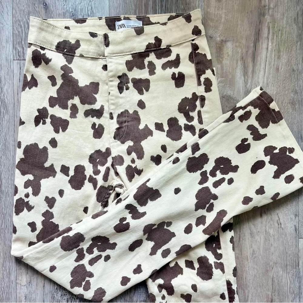 Cowprint pants 28”